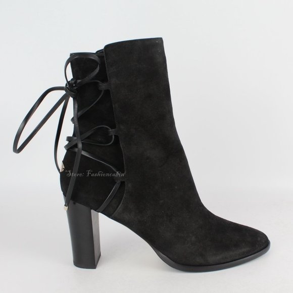 NEW JIMMY CHOO Hampton 80 Suede Ankle Boots - Picture 5 of 16
